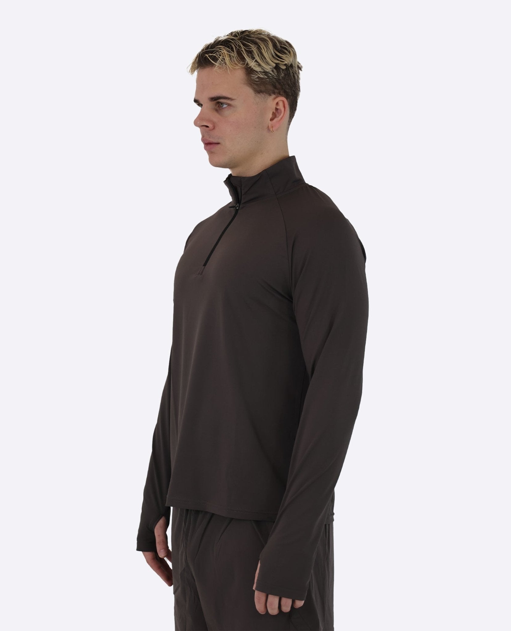 Sports Half - zip - Charcoal Grey - Alyvh