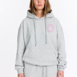 Grå Sweatshop Hoodie - Pink