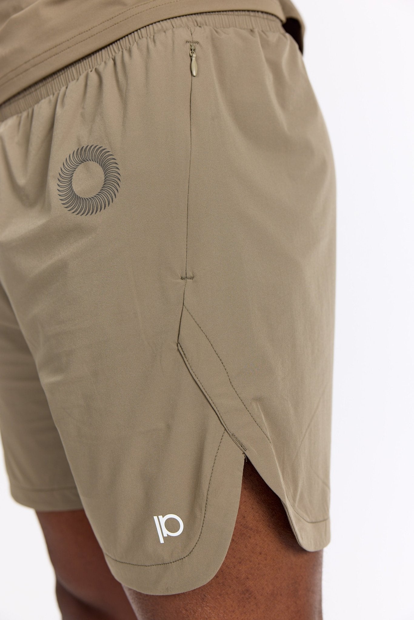 6" Identity Shorts - Sand (Hvidt logo) (Copy) - Alyvh