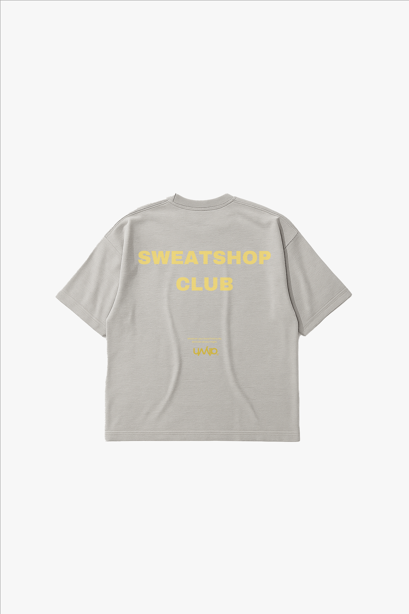 Grå Oversized Tee - Sweatshop - Gul - Alyvh
