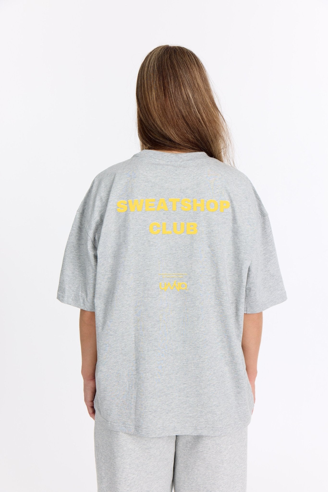 Grå Oversized Tee - Sweatshop - Gul - Alyvh