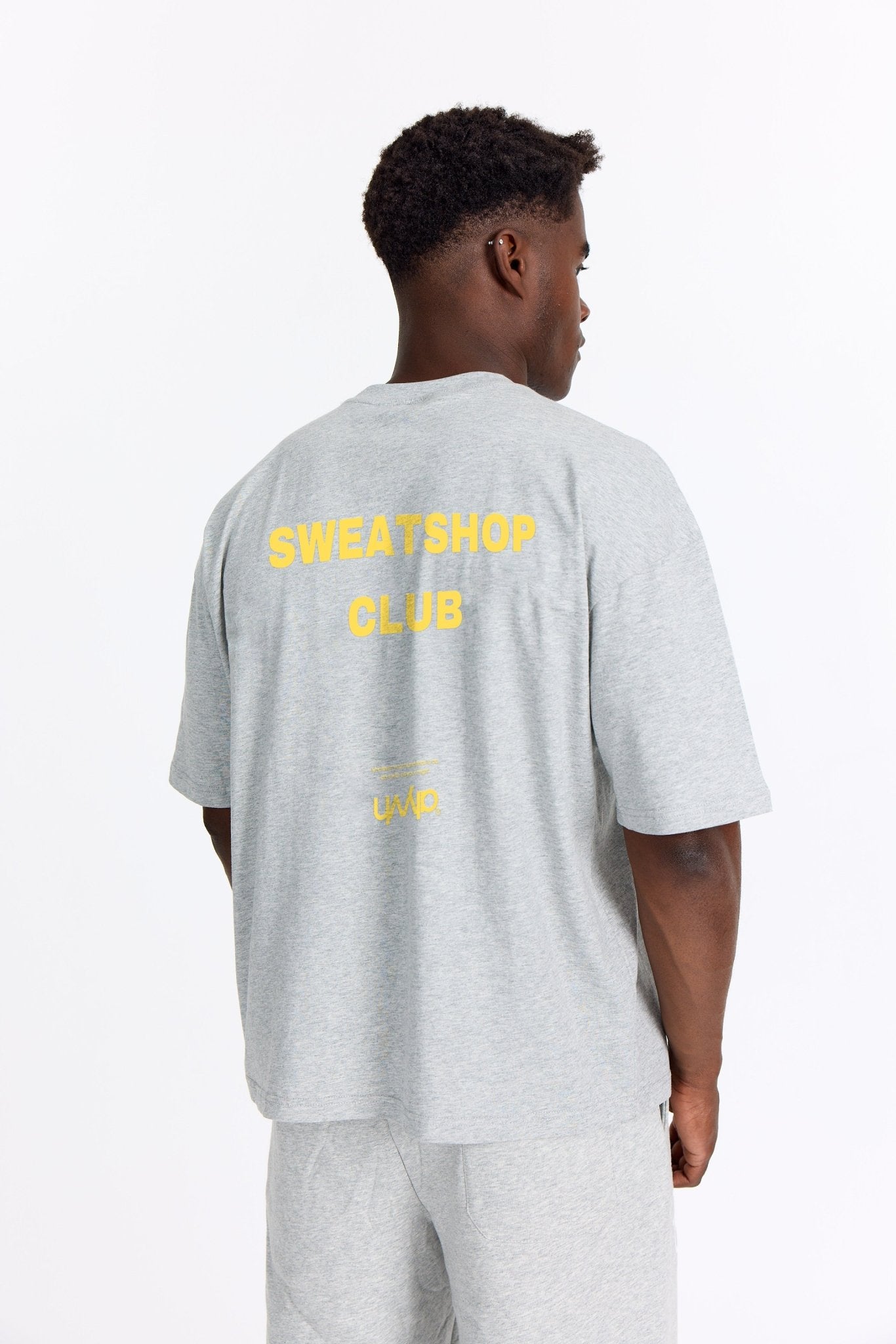 Grå Oversized Tee - Sweatshop - Gul - Alyvh