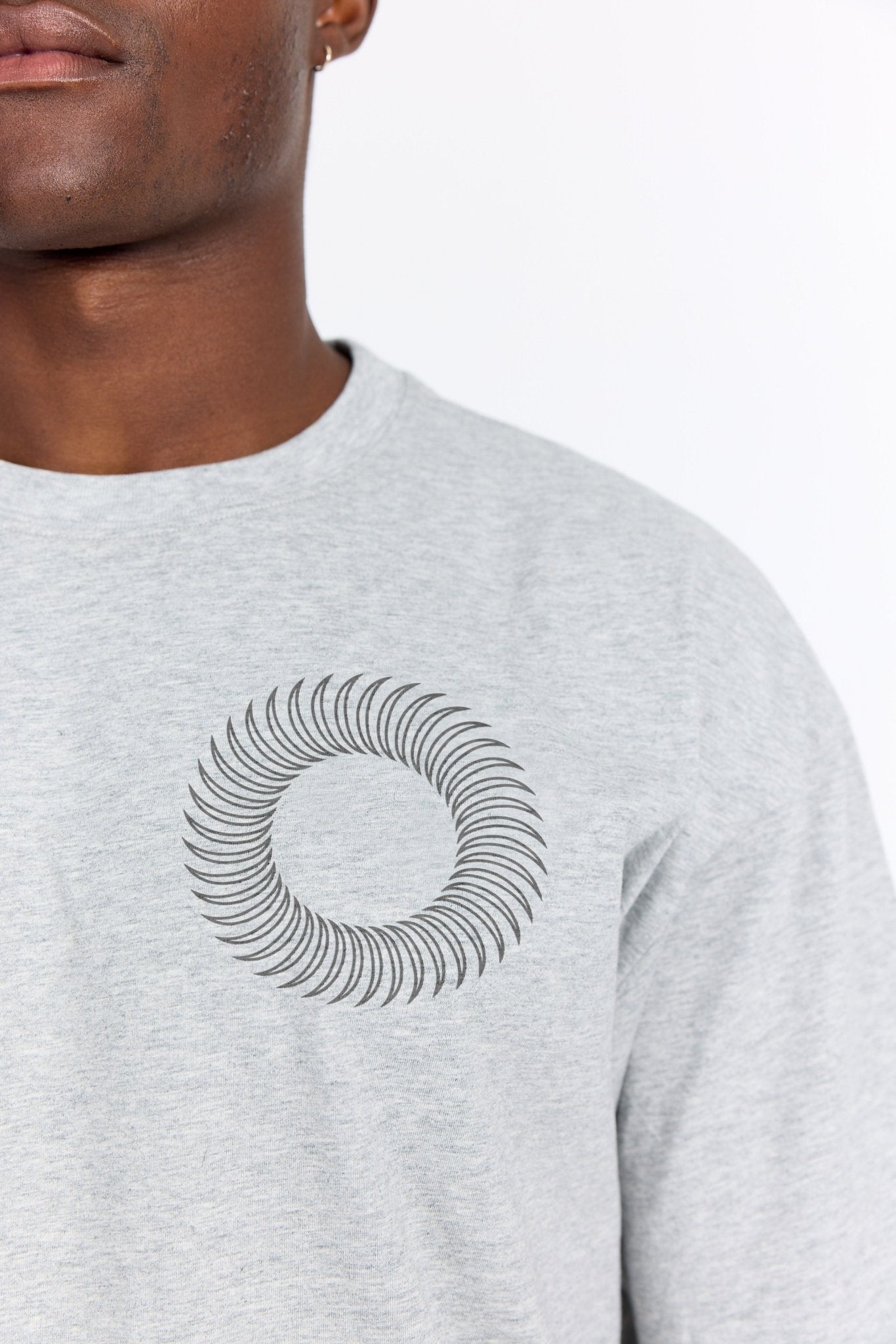 Grå Oversized Tee - Sweatshop - Mørkegrå - Alyvh