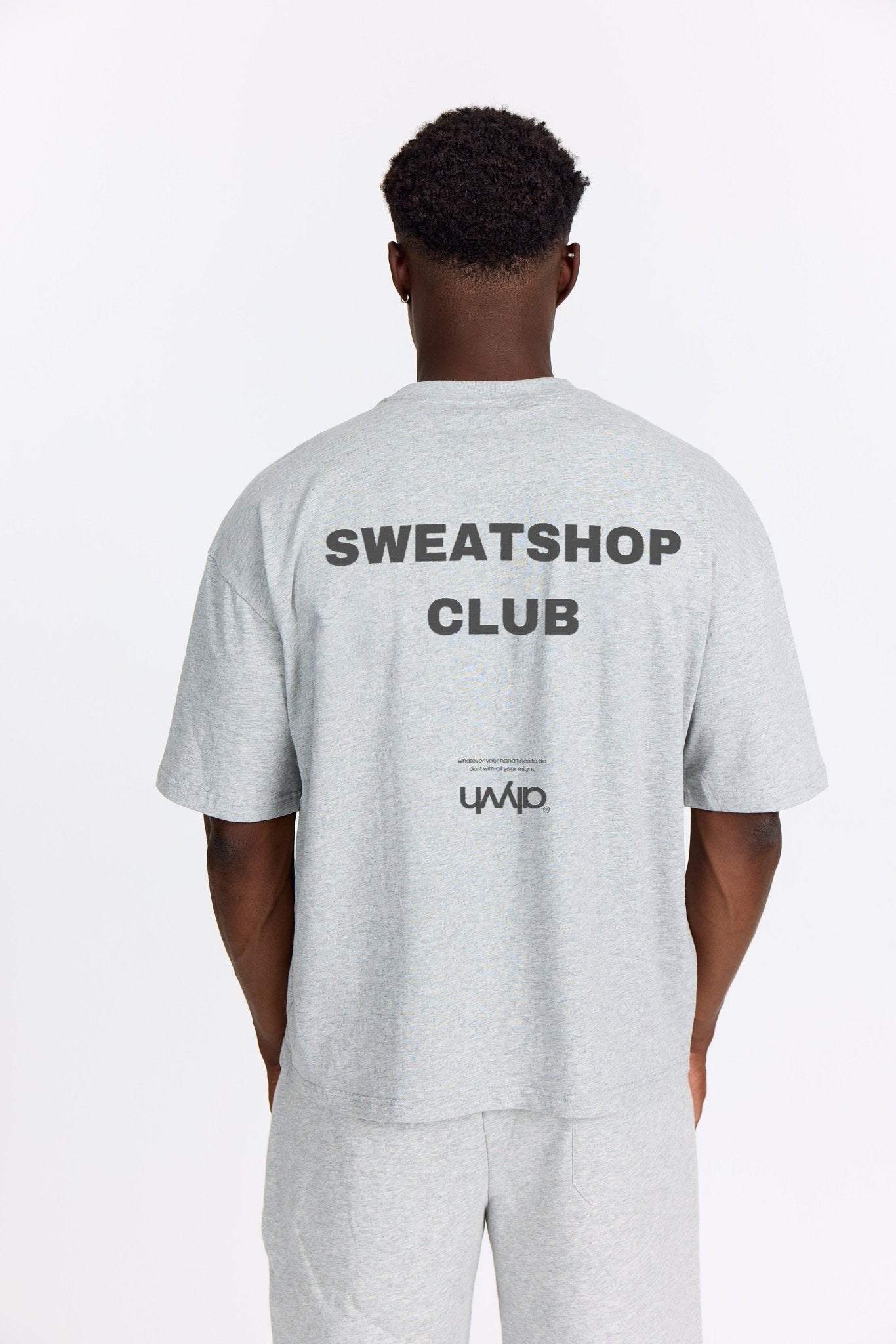 Grå Oversized Tee - Sweatshop - Mørkegrå - Alyvh