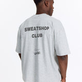 Grå Oversized Tee - Sweatshop - Mørkegrå - Alyvh