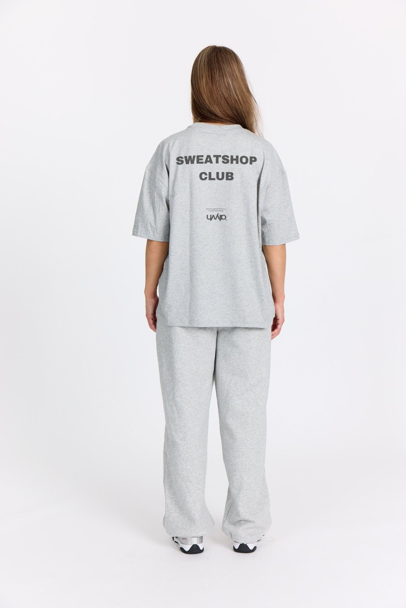 Grå Oversized Tee - Sweatshop - Mørkegrå - Alyvh
