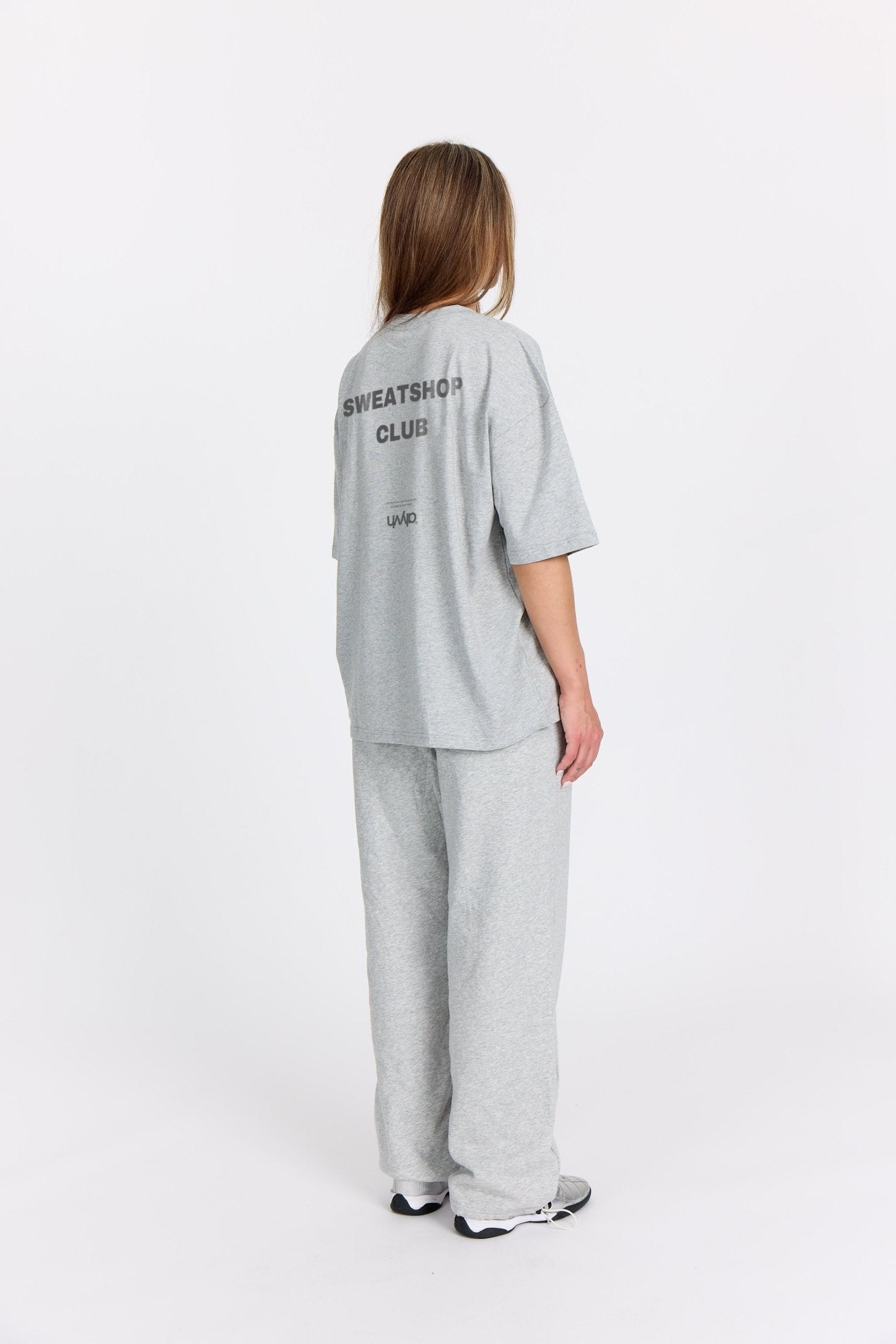 Grå Oversized Tee - Sweatshop - Mørkegrå - Alyvh