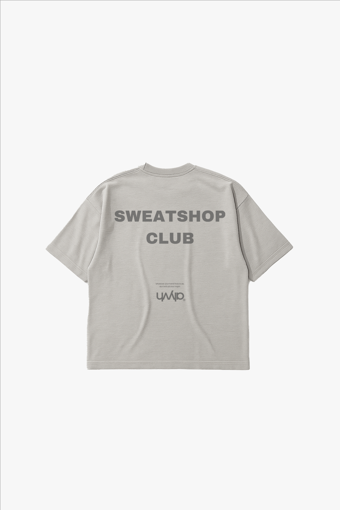 Grå Oversized Tee - Sweatshop - Mørkegrå - Alyvh