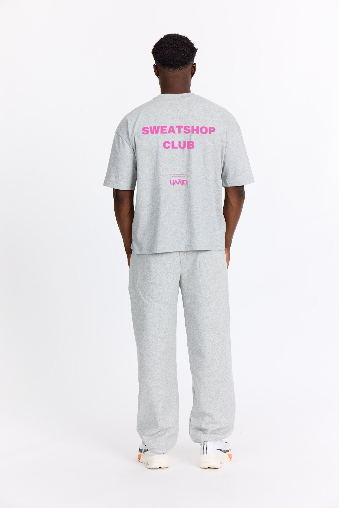 Grå Oversized Tee - Sweatshop - Pink - Alyvh