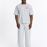 Grå Oversized Tee - Sweatshop - Pink - Alyvh