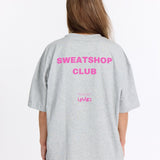 Grå Oversized Tee - Sweatshop - Pink - Alyvh