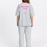 Grå Oversized Tee - Sweatshop - Pink - Alyvh