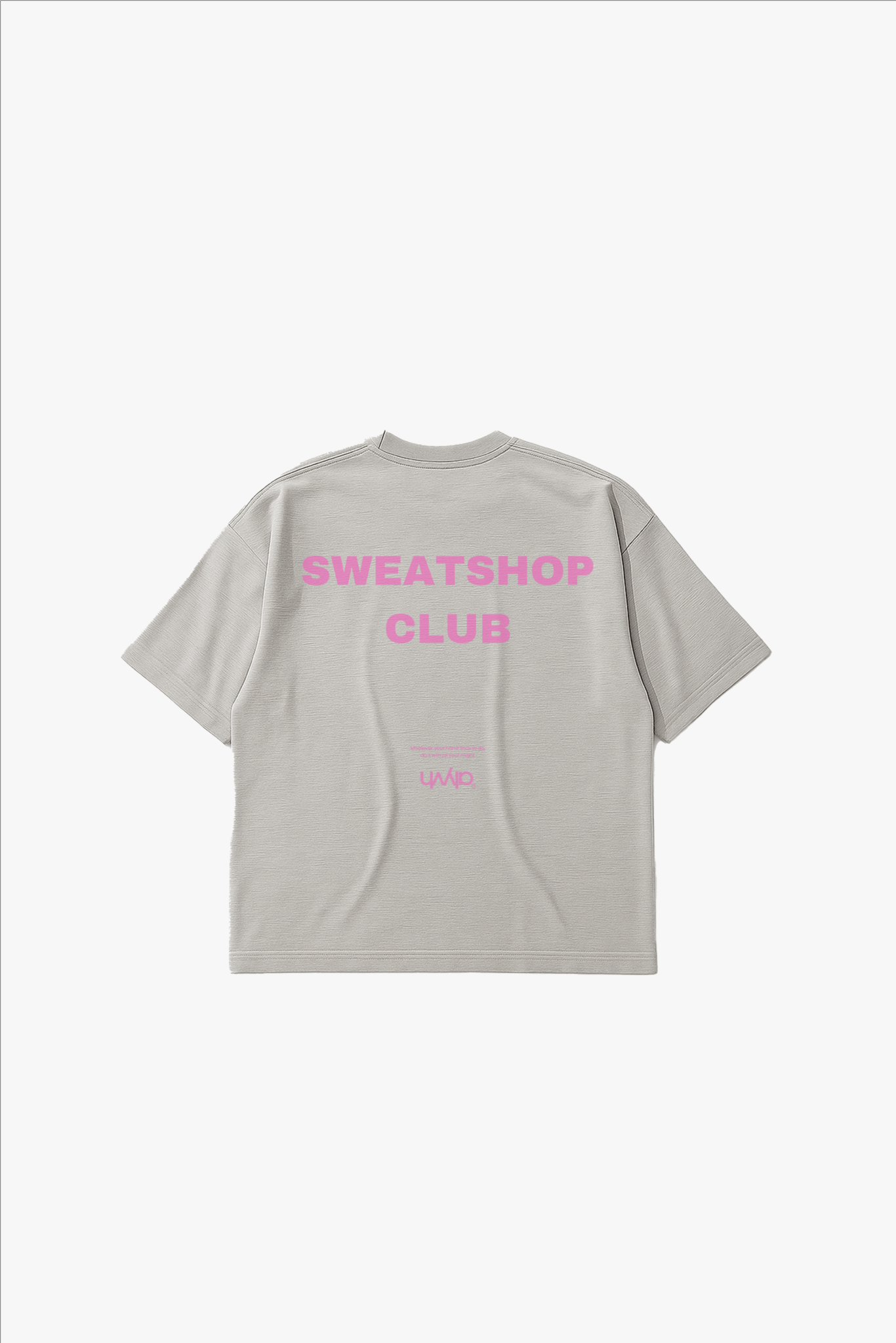 Grå Oversized Tee - Sweatshop - Pink - Alyvh