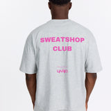 Grå Oversized Tee - Sweatshop - Pink - Alyvh