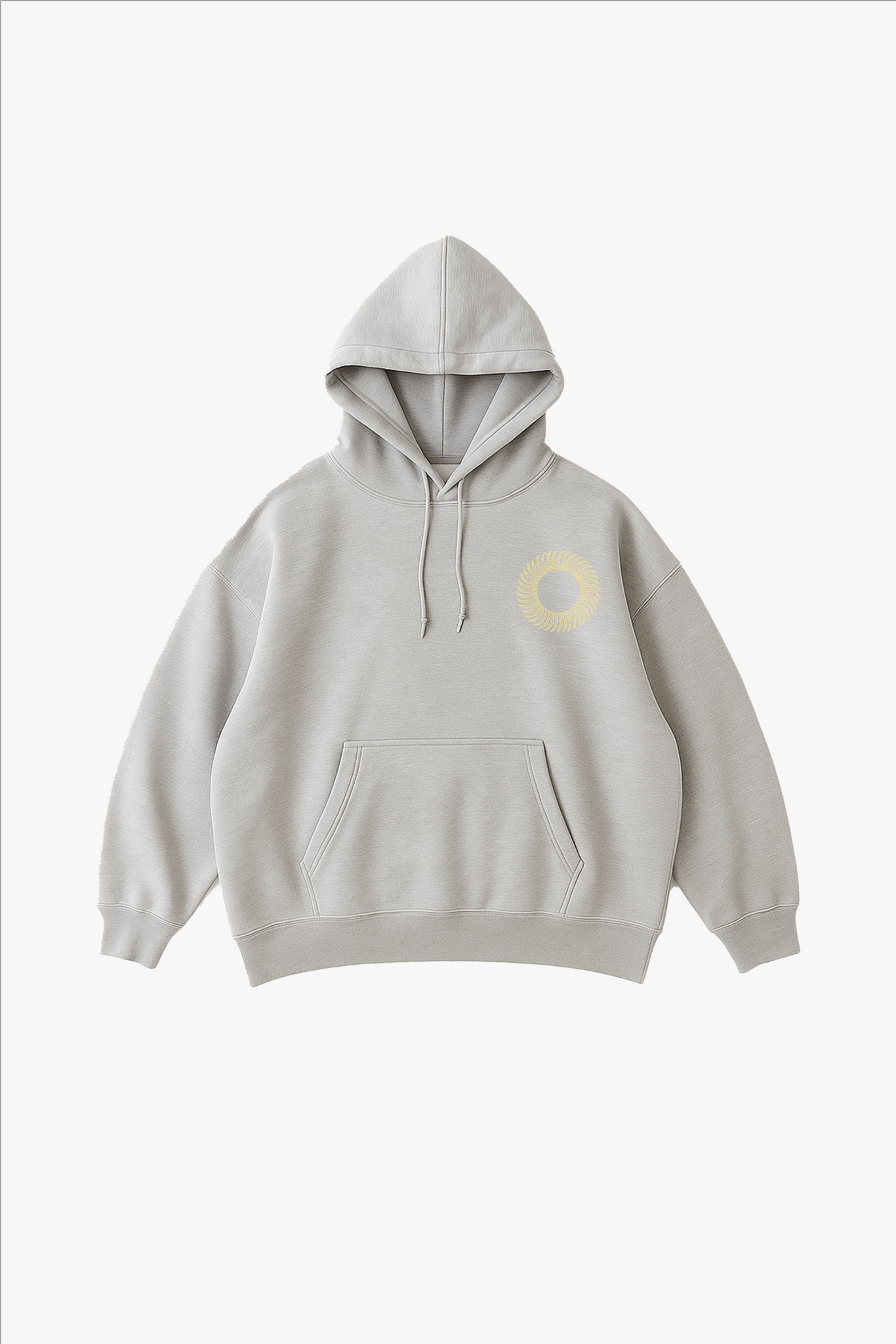 Grå Sweatshop Hoodie - Gul - Alyvh