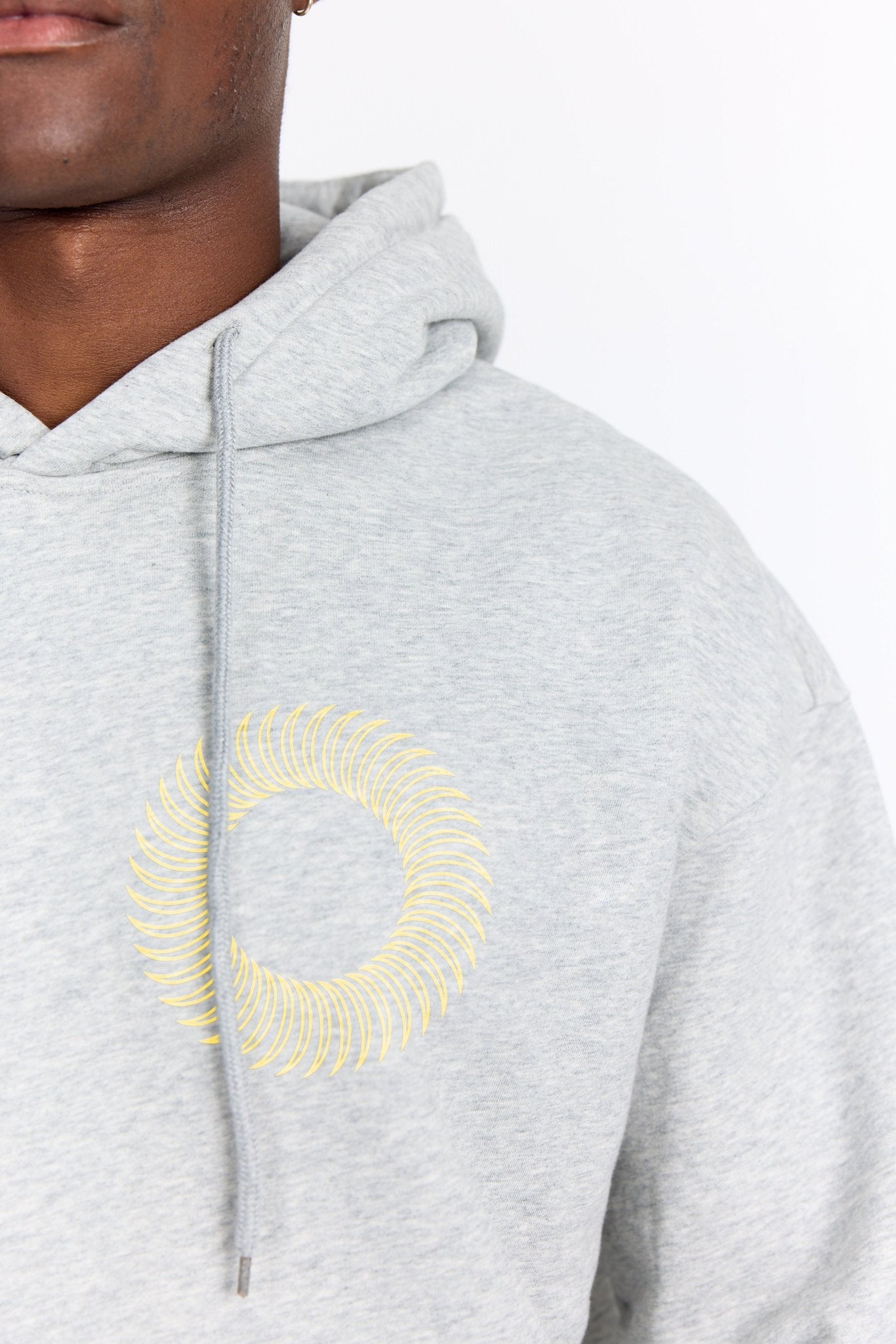 Grå Sweatshop Hoodie - Gul - Alyvh