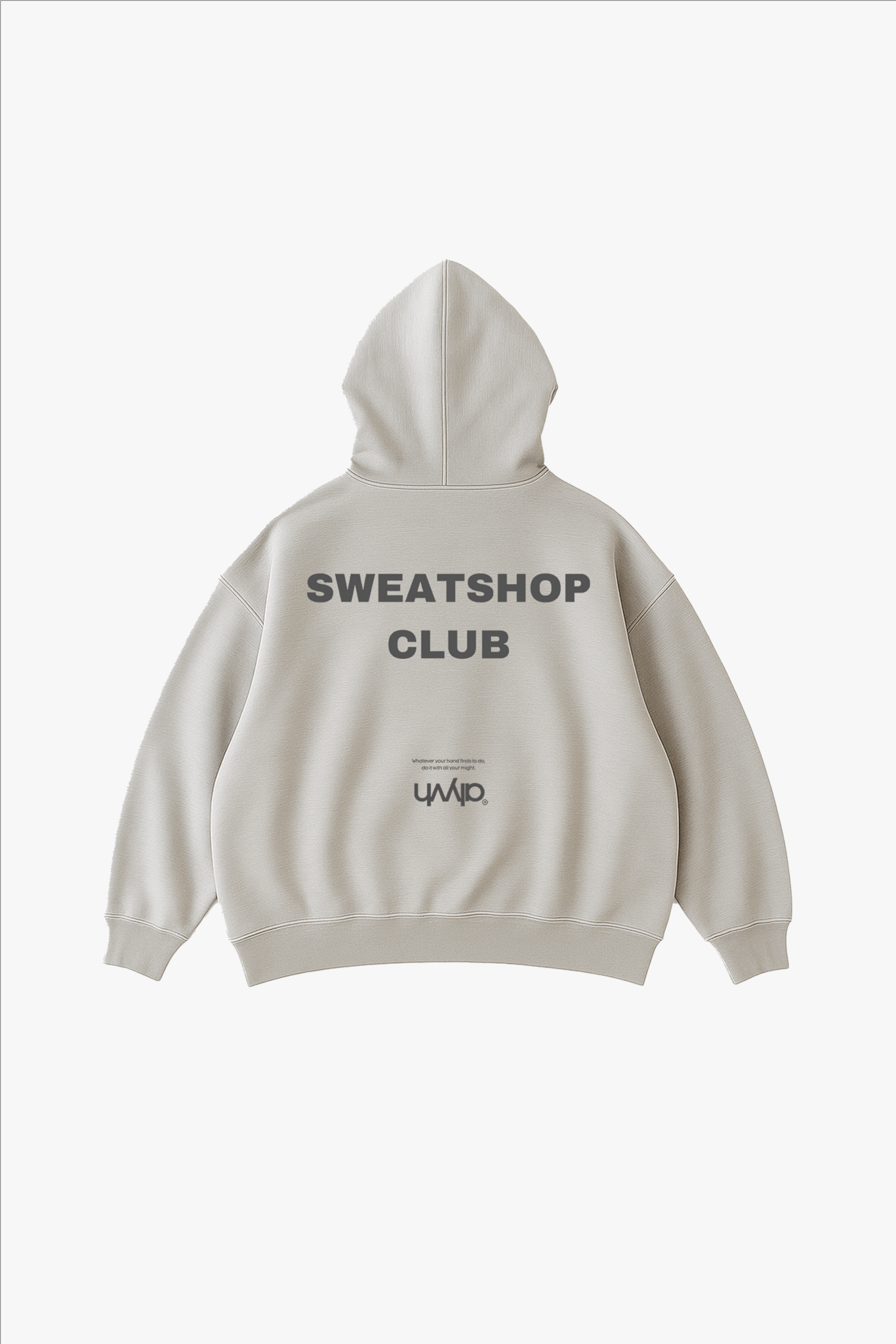 Grå Sweatshop Hoodie - Mørkegrå. - Alyvh