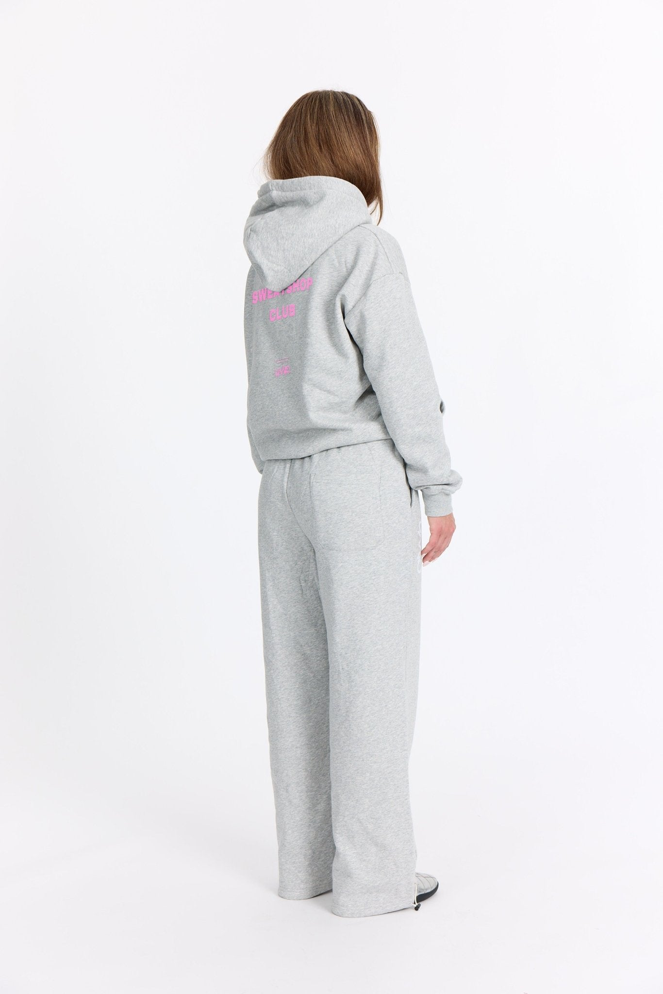 Grå Sweatshop Hoodie - Pink - Alyvh