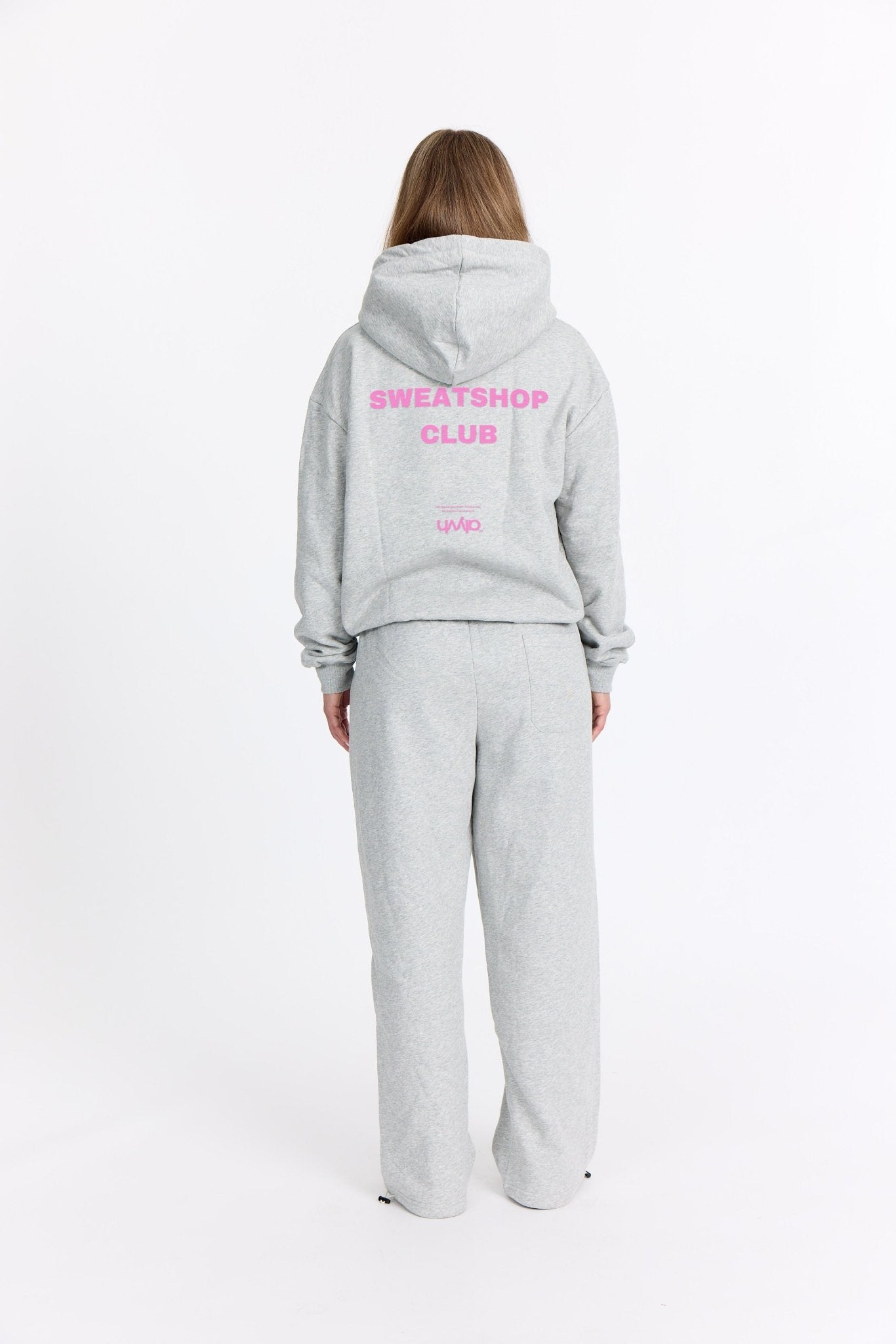 Grå Sweatshop Hoodie - Pink - Alyvh