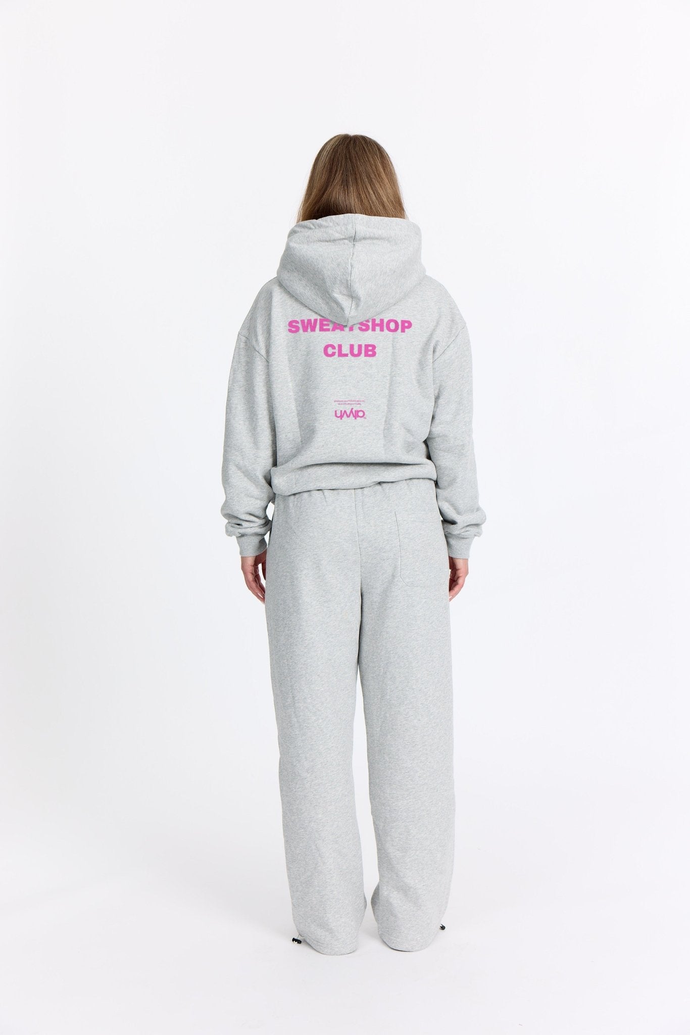 Grå Sweatshop Hoodie - Pink - Alyvh