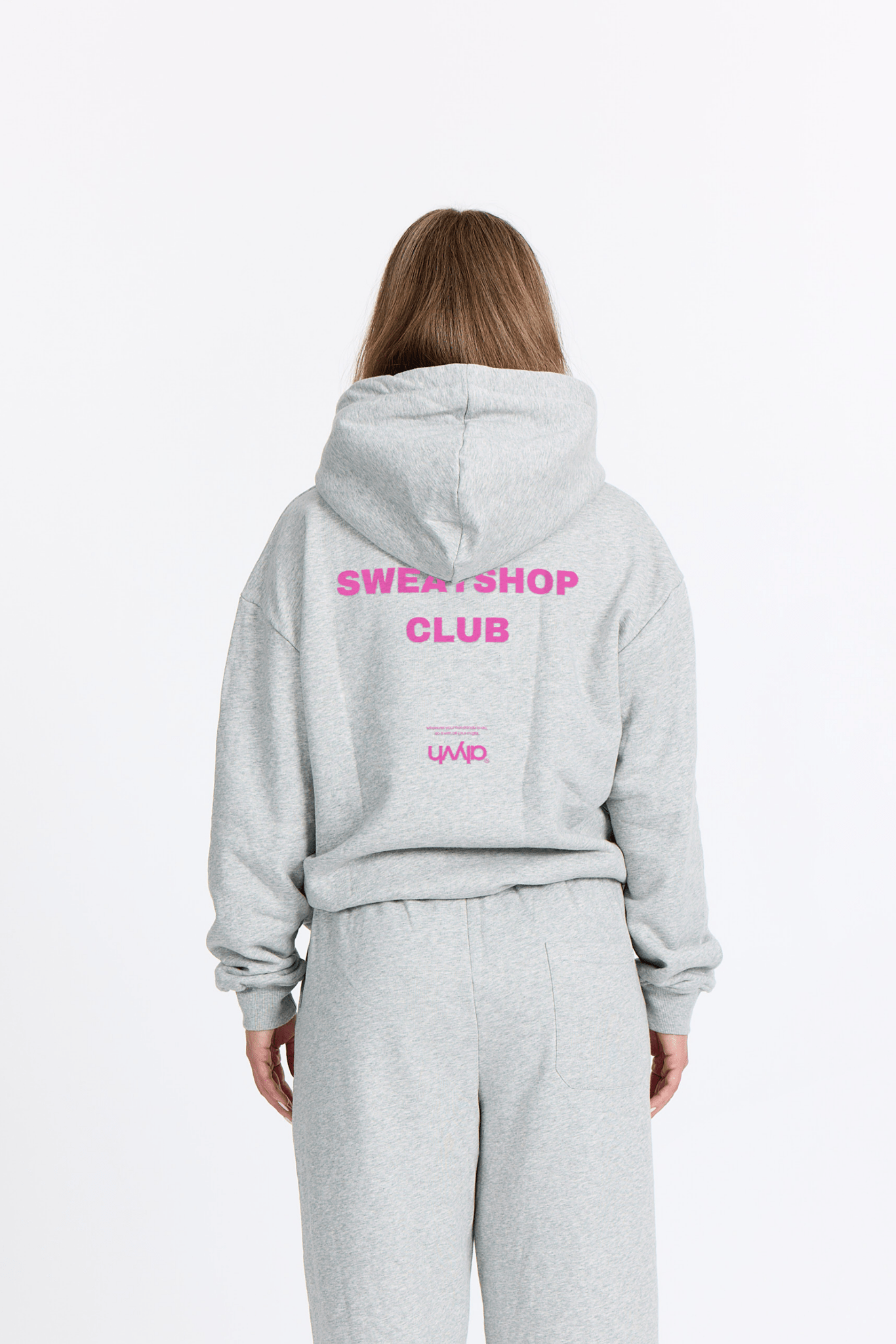 Grå Sweatshop Hoodie - Pink - Alyvh