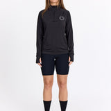 Identify Half - zip - Sort (Hvidt logo) - Alyvh