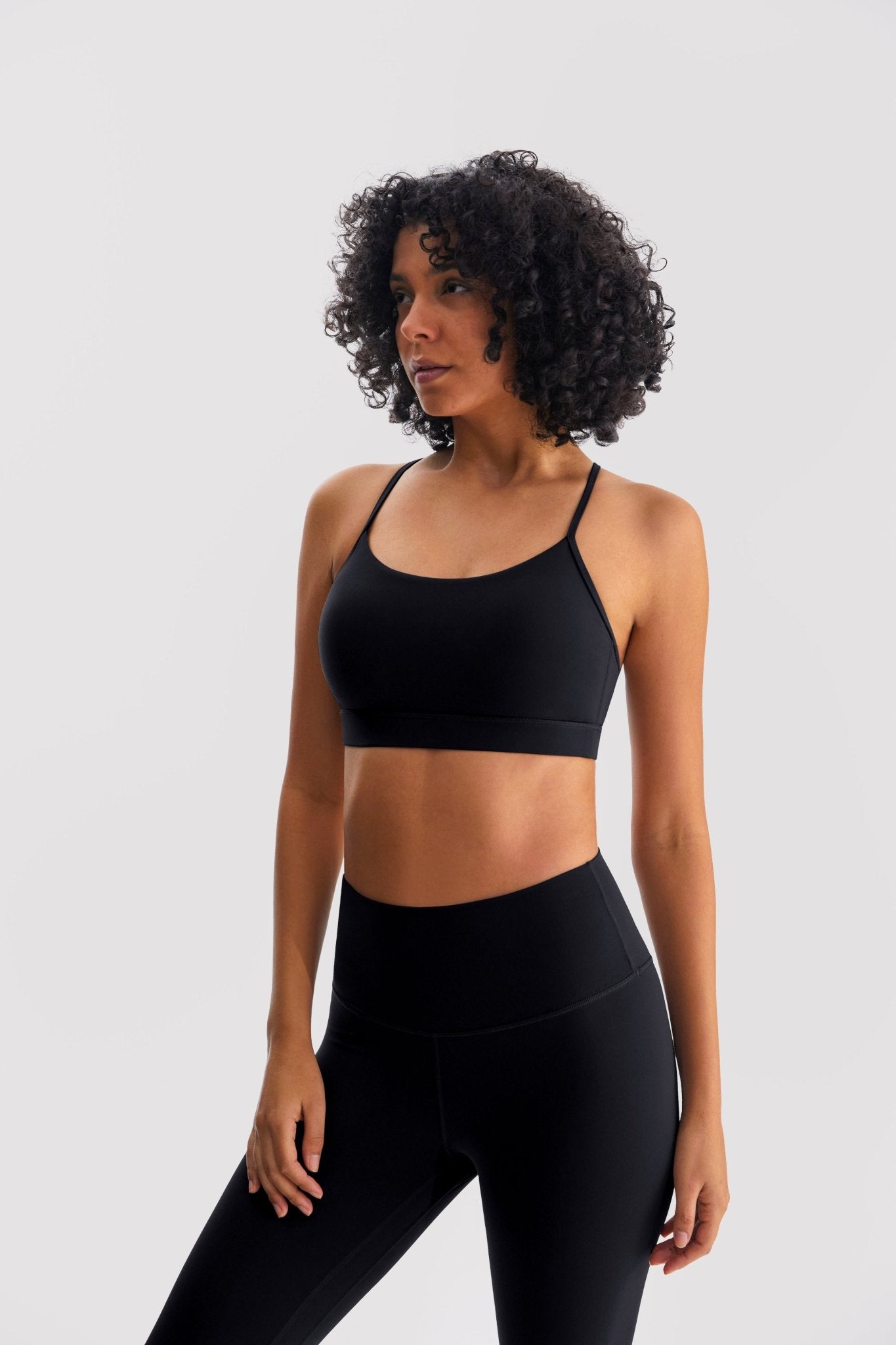 Lux Sculpt Sports Bra - Black - Alyvh