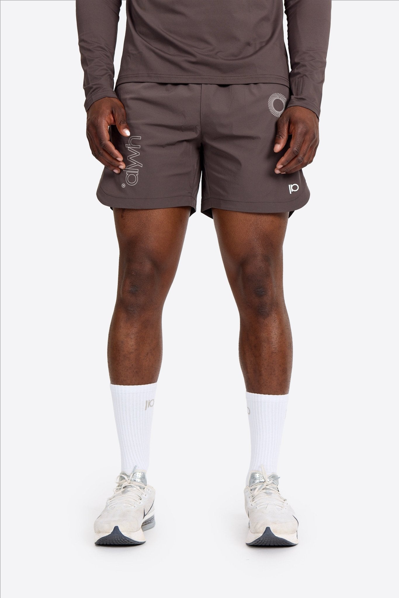 Performance Identity Shorts - Charcoal Grey (Hvidt logo) - Alyvh