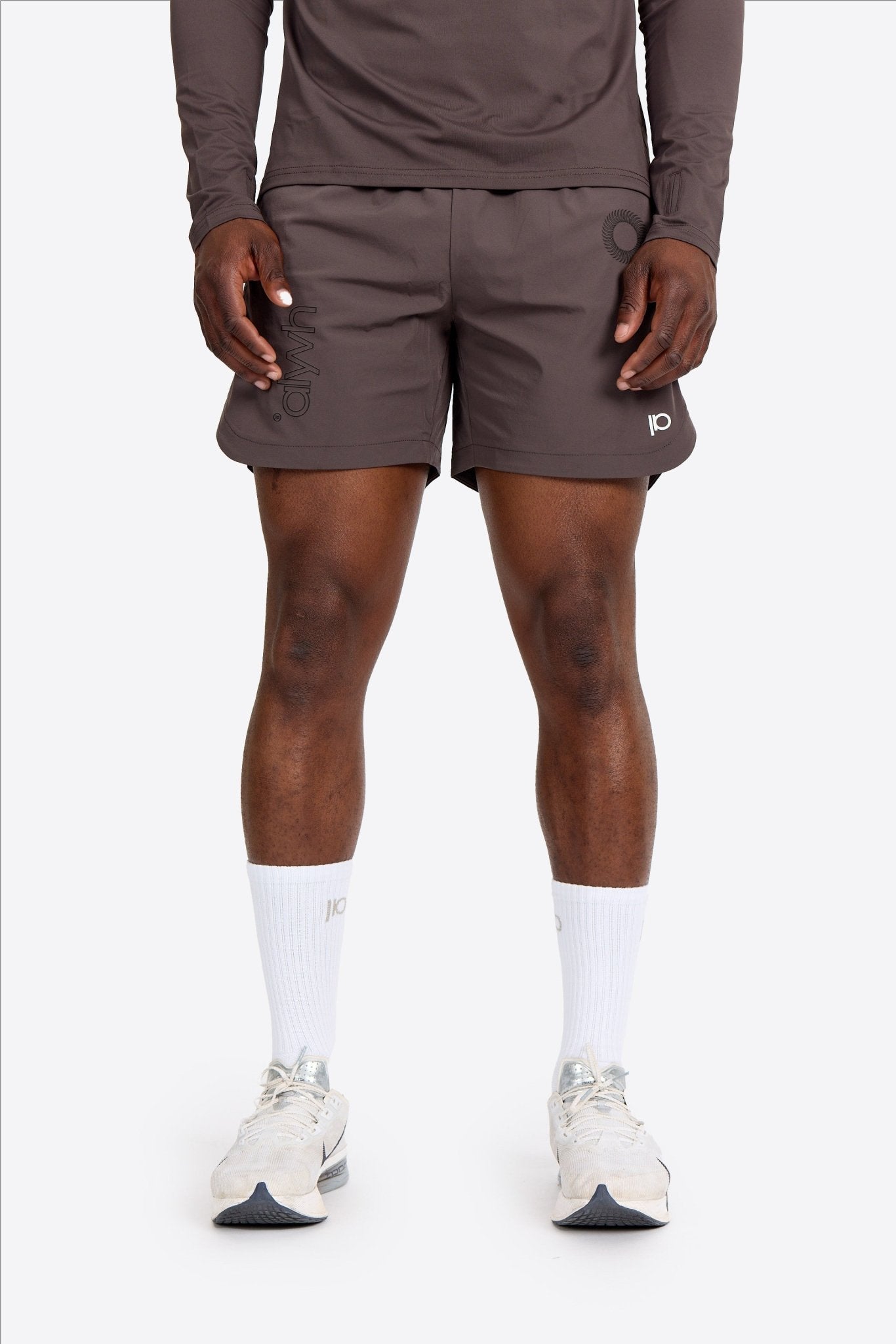 Performance Identity Shorts - Charcoal Grey (Sort logo) - Alyvh