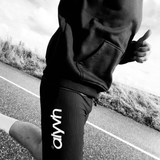 Running Half tights (Hvidt logo) - Alyvh