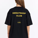 Sort Oversized Tee - Sweatshop - Gul - Alyvh