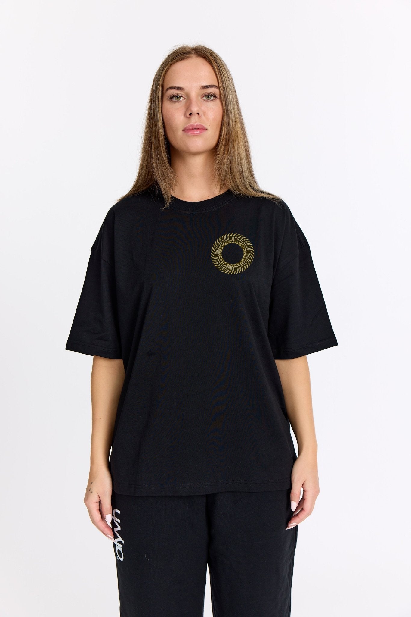 Sort Oversized Tee - Sweatshop - Gul - Alyvh
