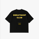 Sort Oversized Tee - Sweatshop - Gul - Alyvh