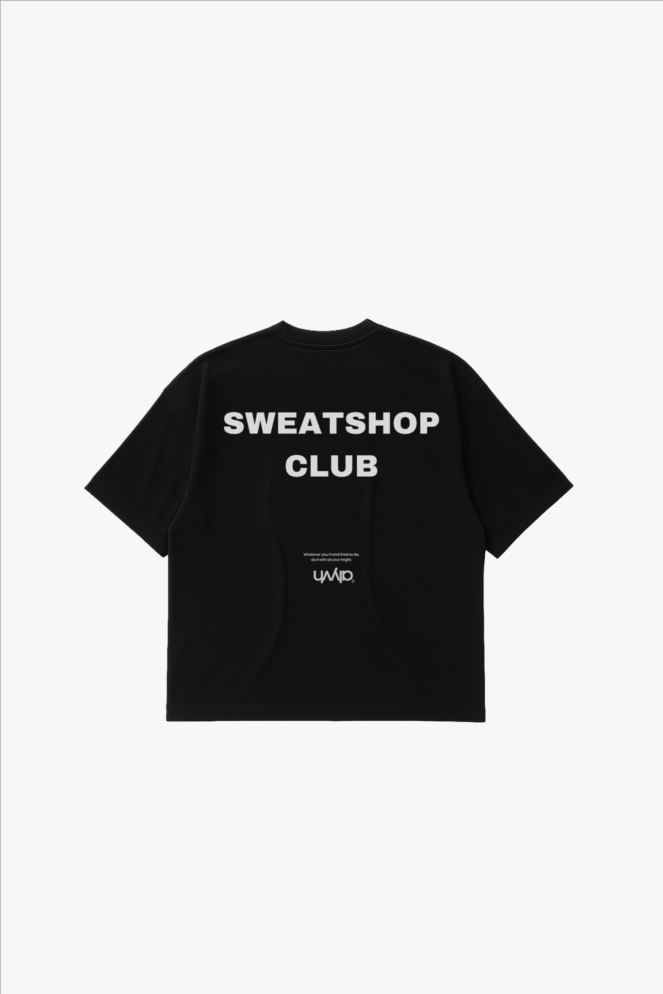 Sort Oversized Tee - Sweatshop - Lysegrå - Alyvh