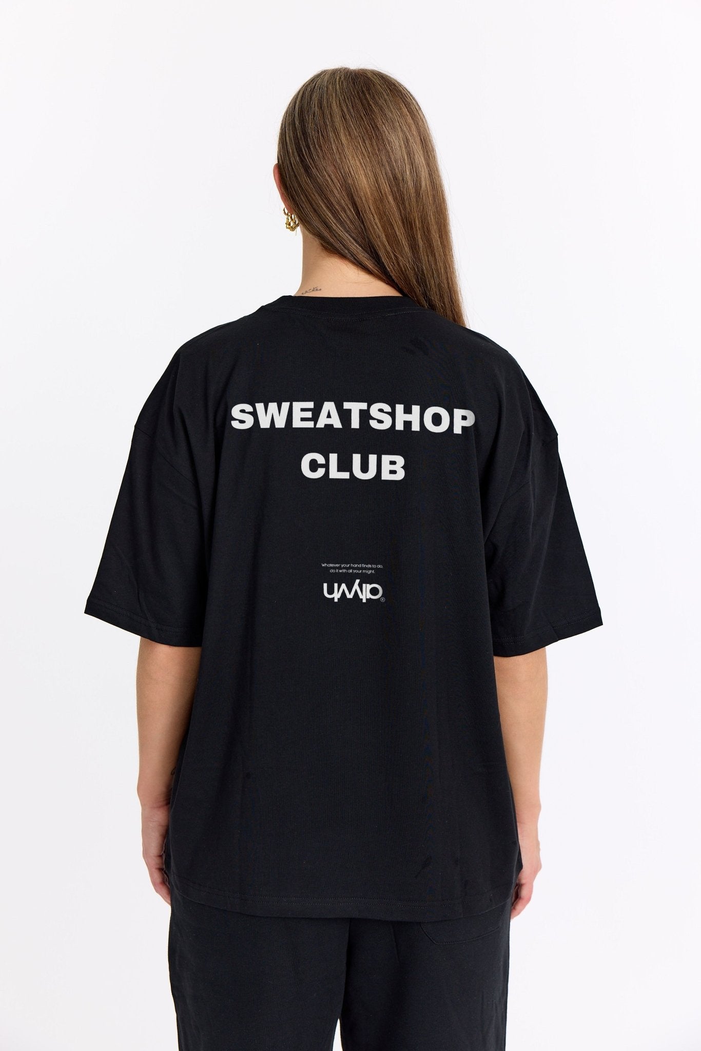 Sort Oversized Tee - Sweatshop - Lysegrå - Alyvh
