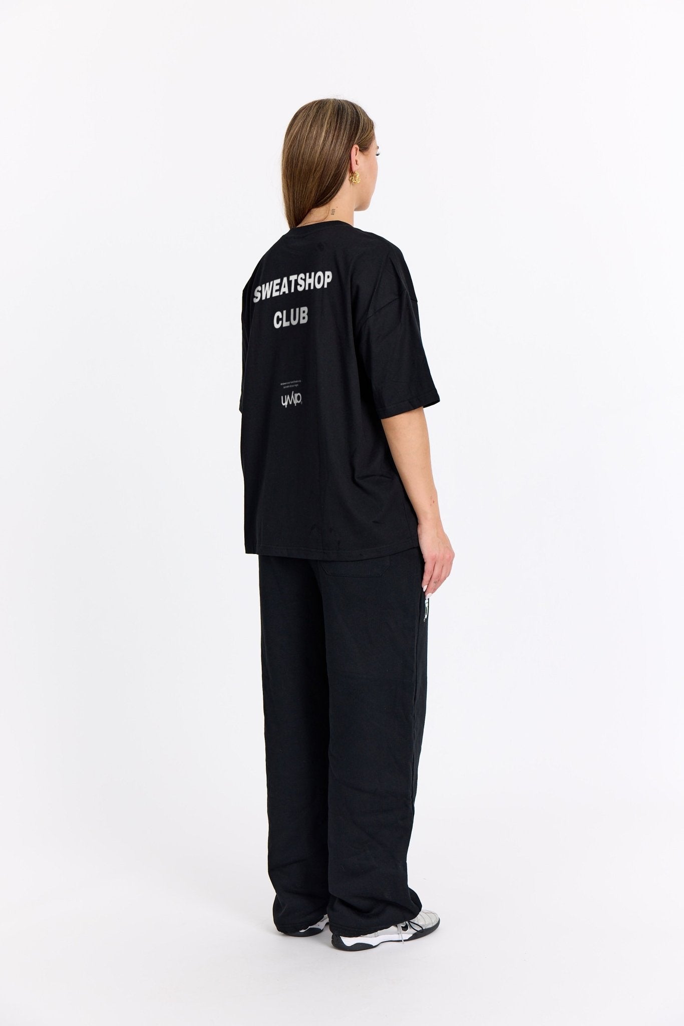 Sort Oversized Tee - Sweatshop - Lysegrå - Alyvh