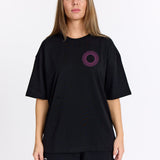 Sort Oversized Tee - Sweatshop - Pink - Alyvh