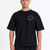 Sort Oversized Tee - Sweatshop - Pink - Alyvh