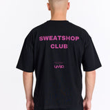 Sort Oversized Tee - Sweatshop - Pink - Alyvh
