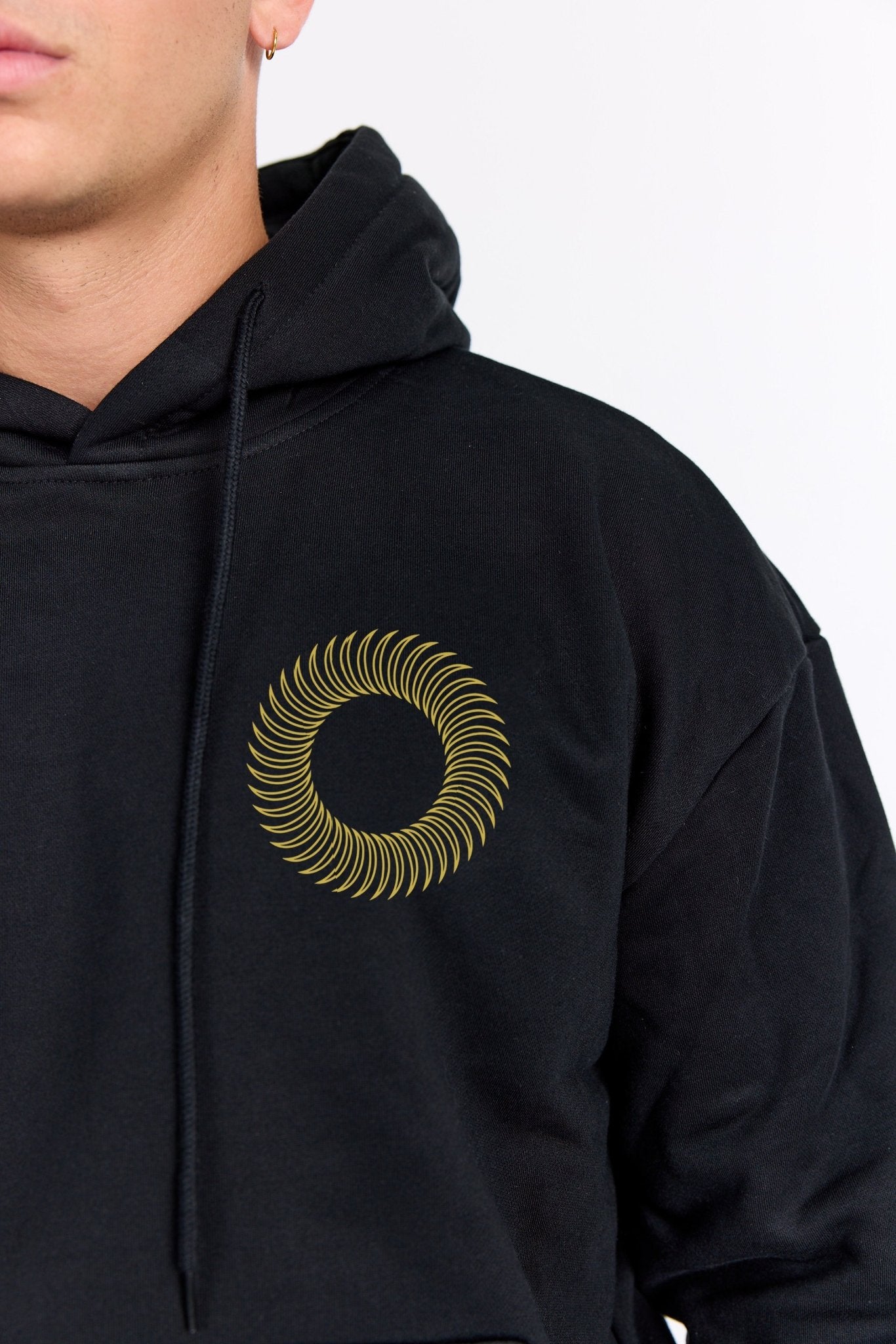 Sort Sweatshop Hoodie - Gul - Alyvh