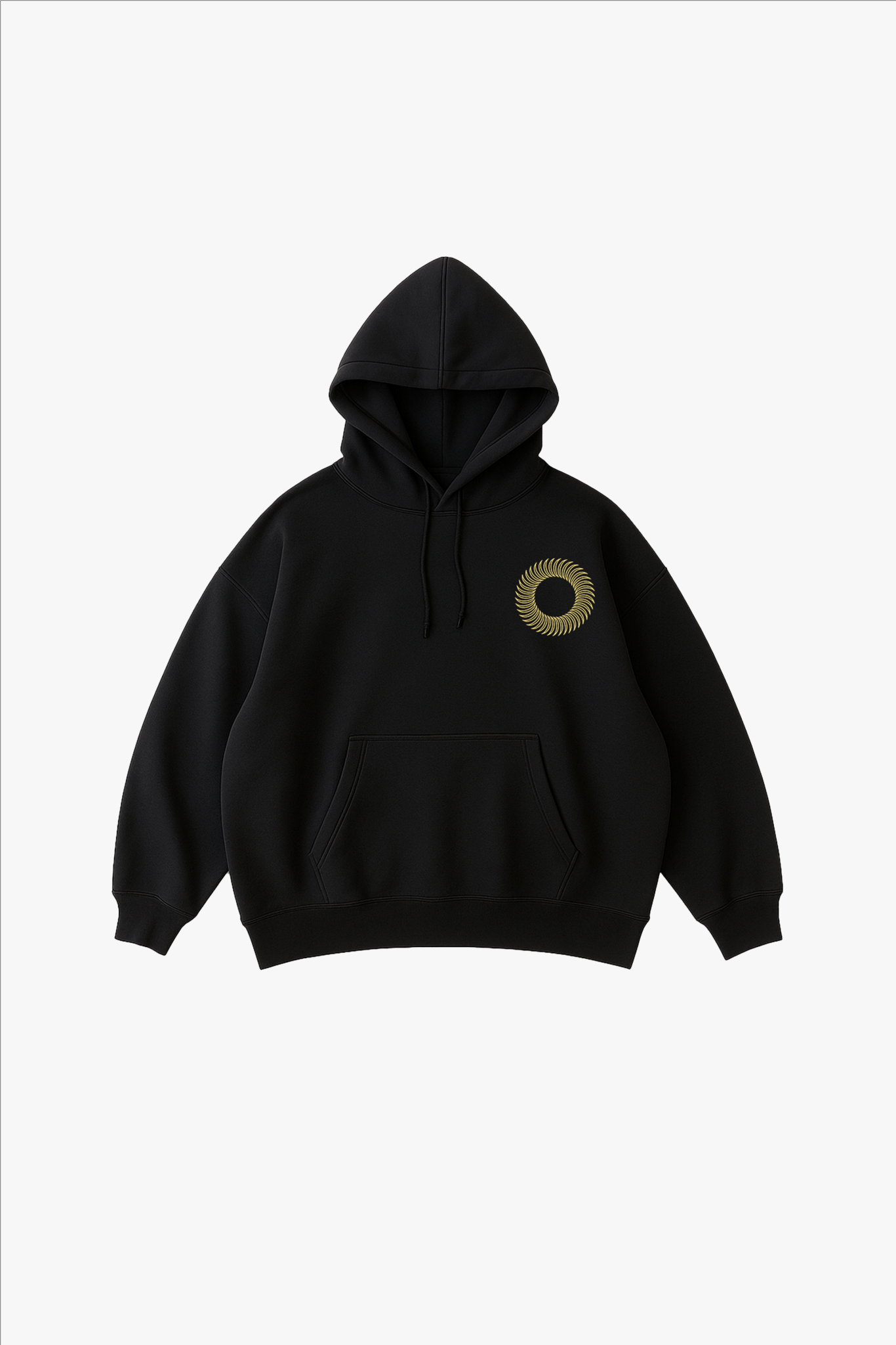 Sort Sweatshop Hoodie - Gul - Alyvh