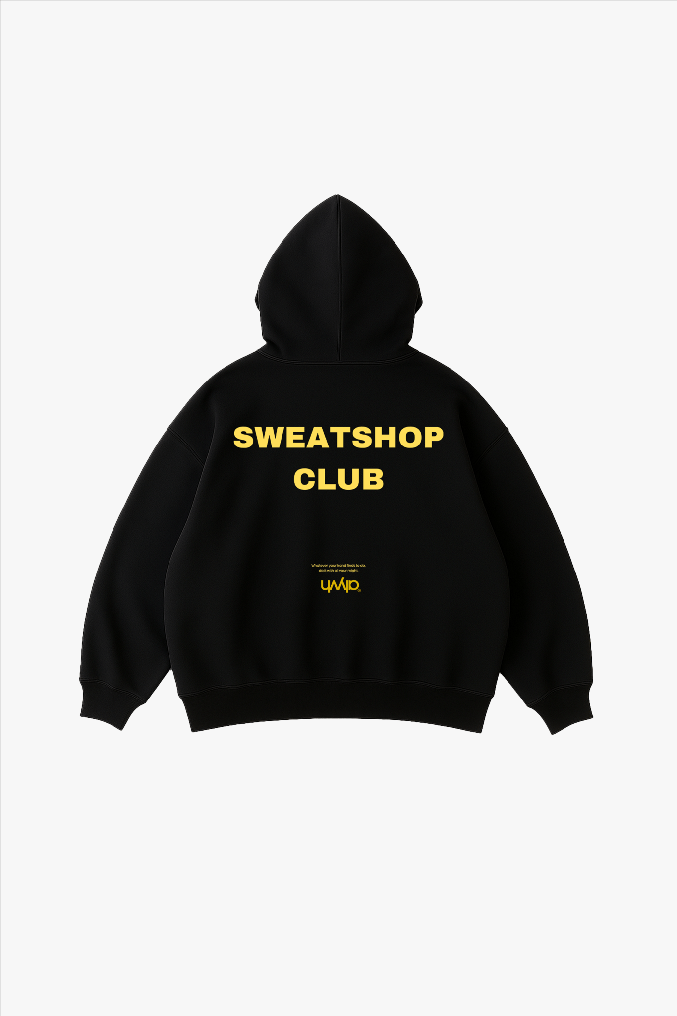 Sort Sweatshop Hoodie - Gul - Alyvh