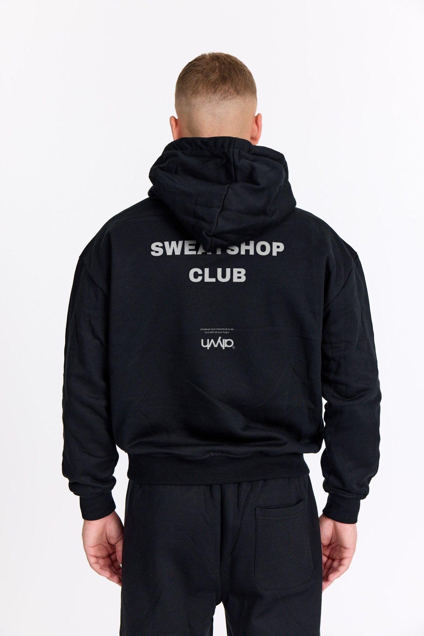 Sort Sweatshop Hoodie - Lysegrå - Alyvh