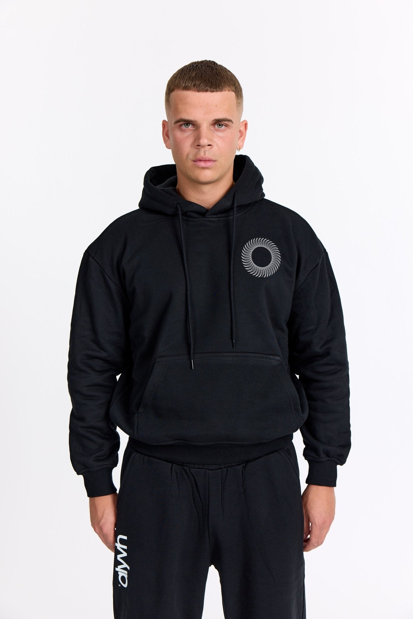 Sort Sweatshop Hoodie - Lysegrå - Alyvh