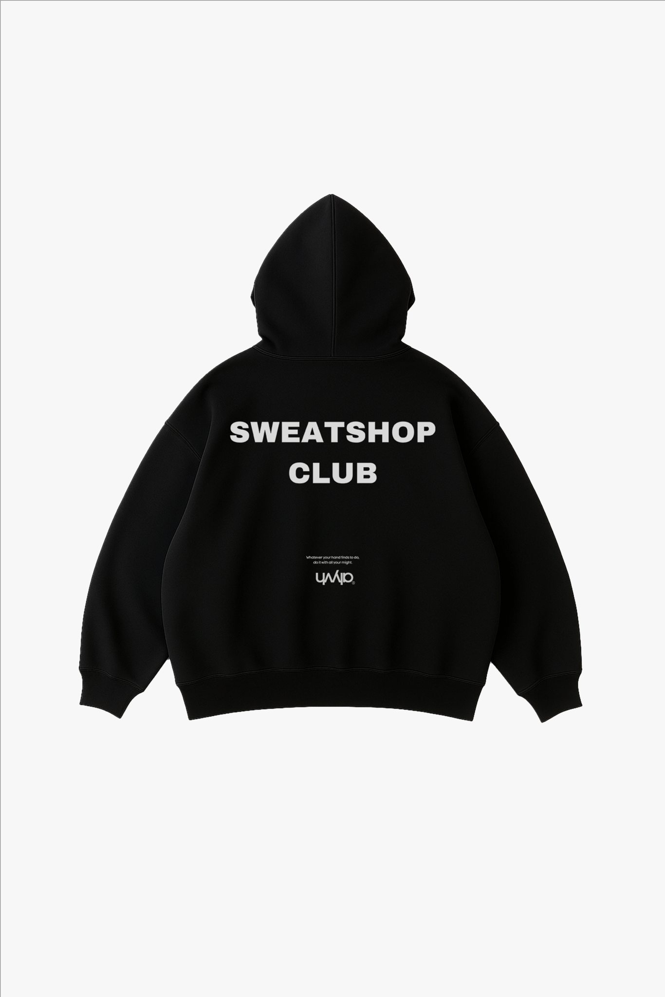 Sort Sweatshop Hoodie - Lysegrå - Alyvh