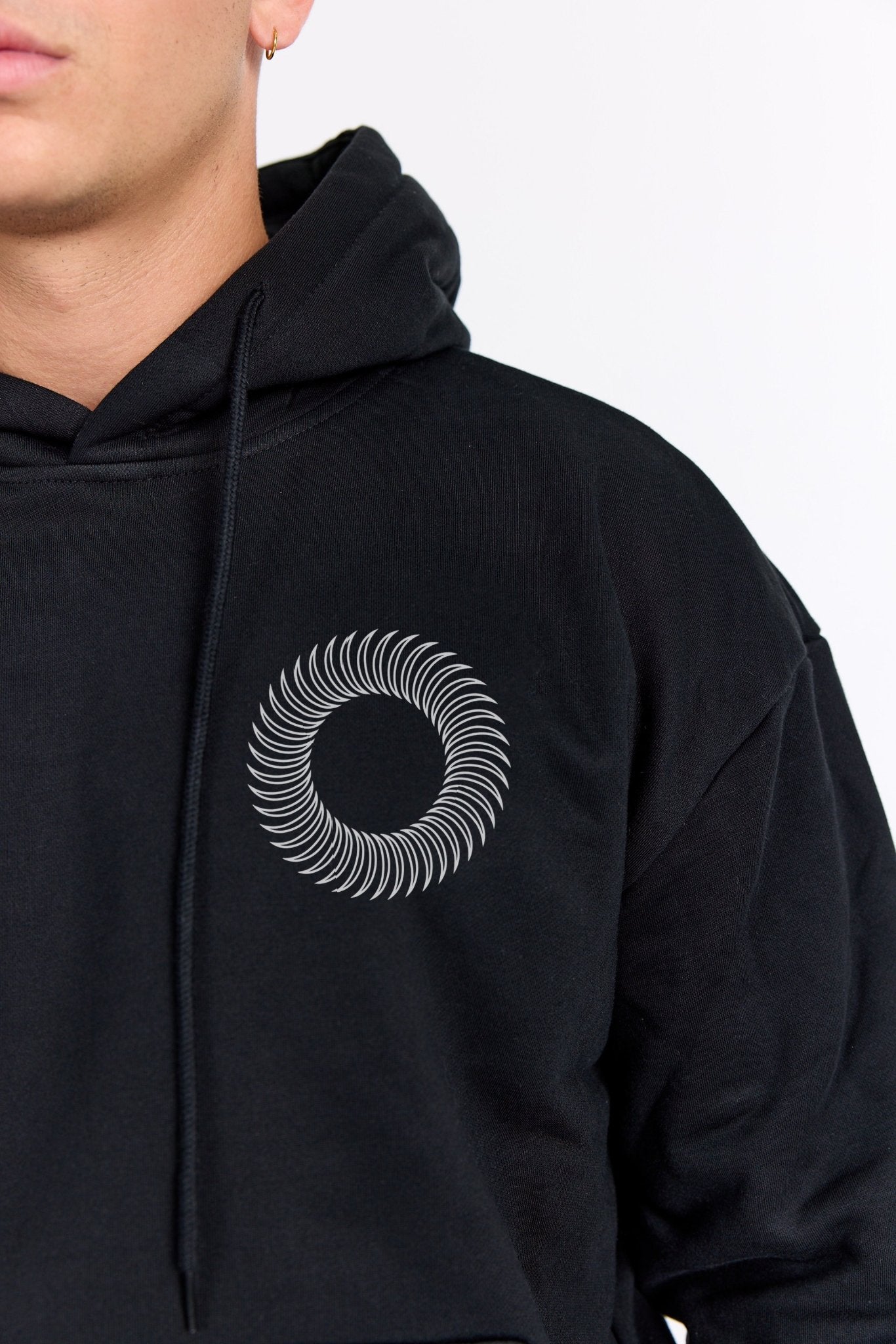 Sort Sweatshop Hoodie - Lysegrå - Alyvh