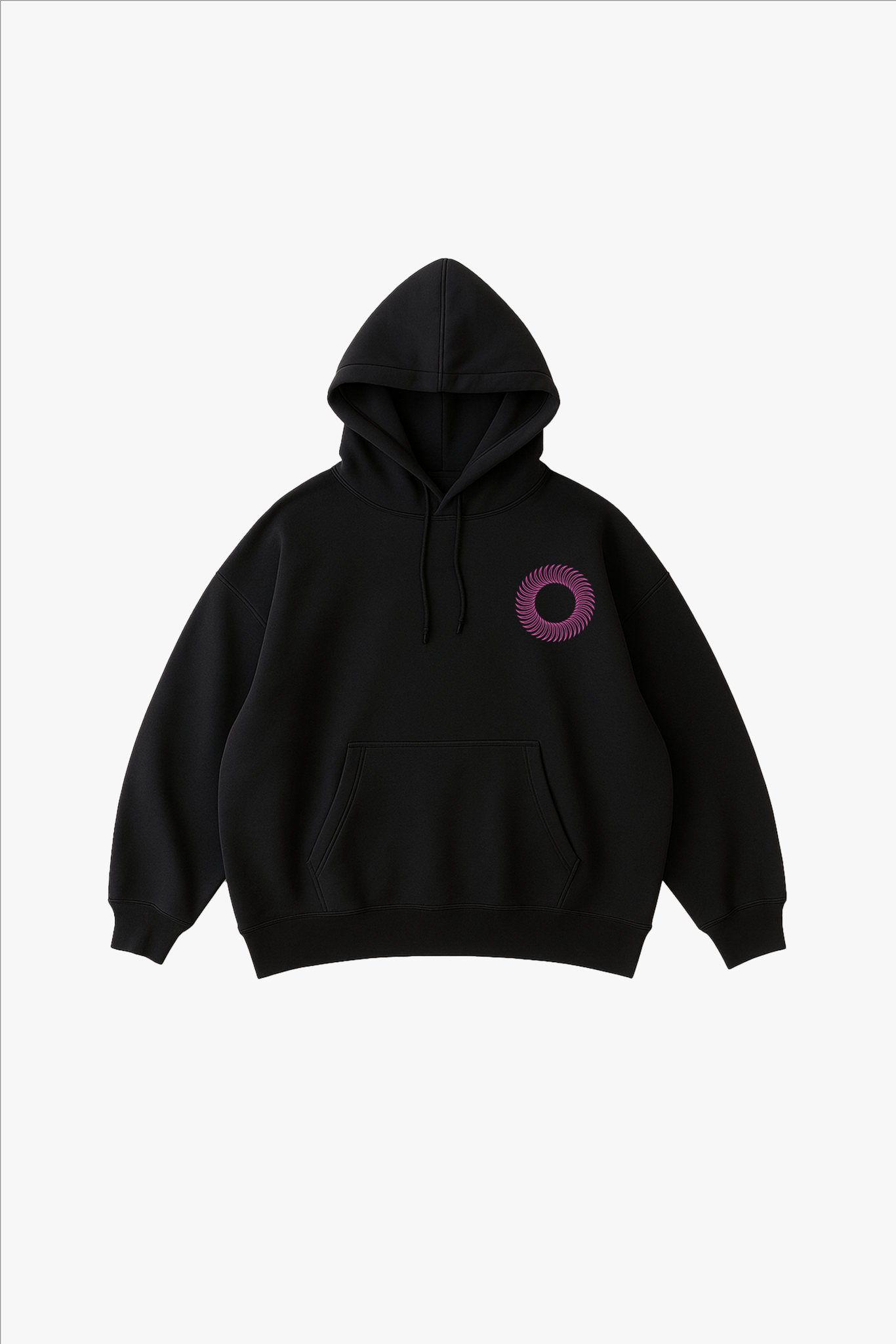 Sort Sweatshop Hoodie - Pink - Alyvh