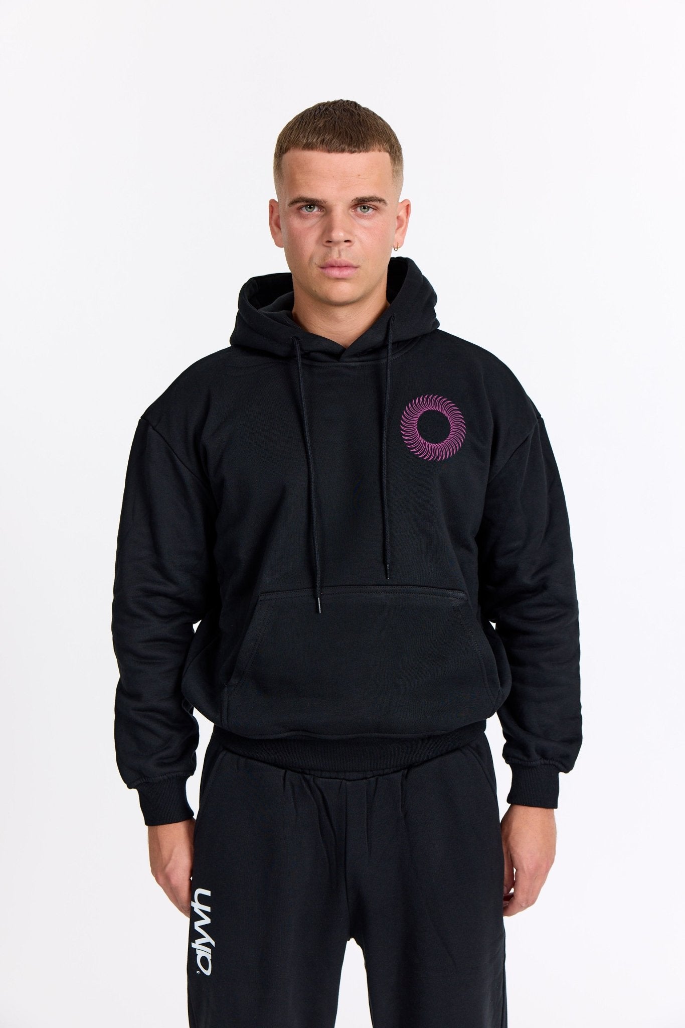 Sort Sweatshop Hoodie - Pink - Alyvh