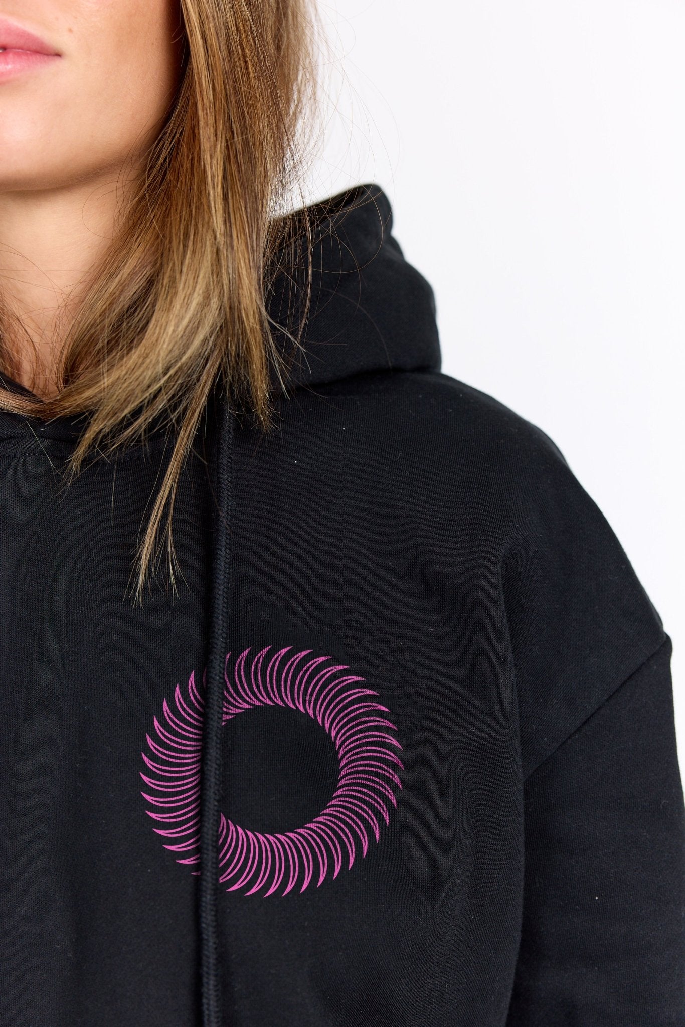 Sort Sweatshop Hoodie - Pink - Alyvh
