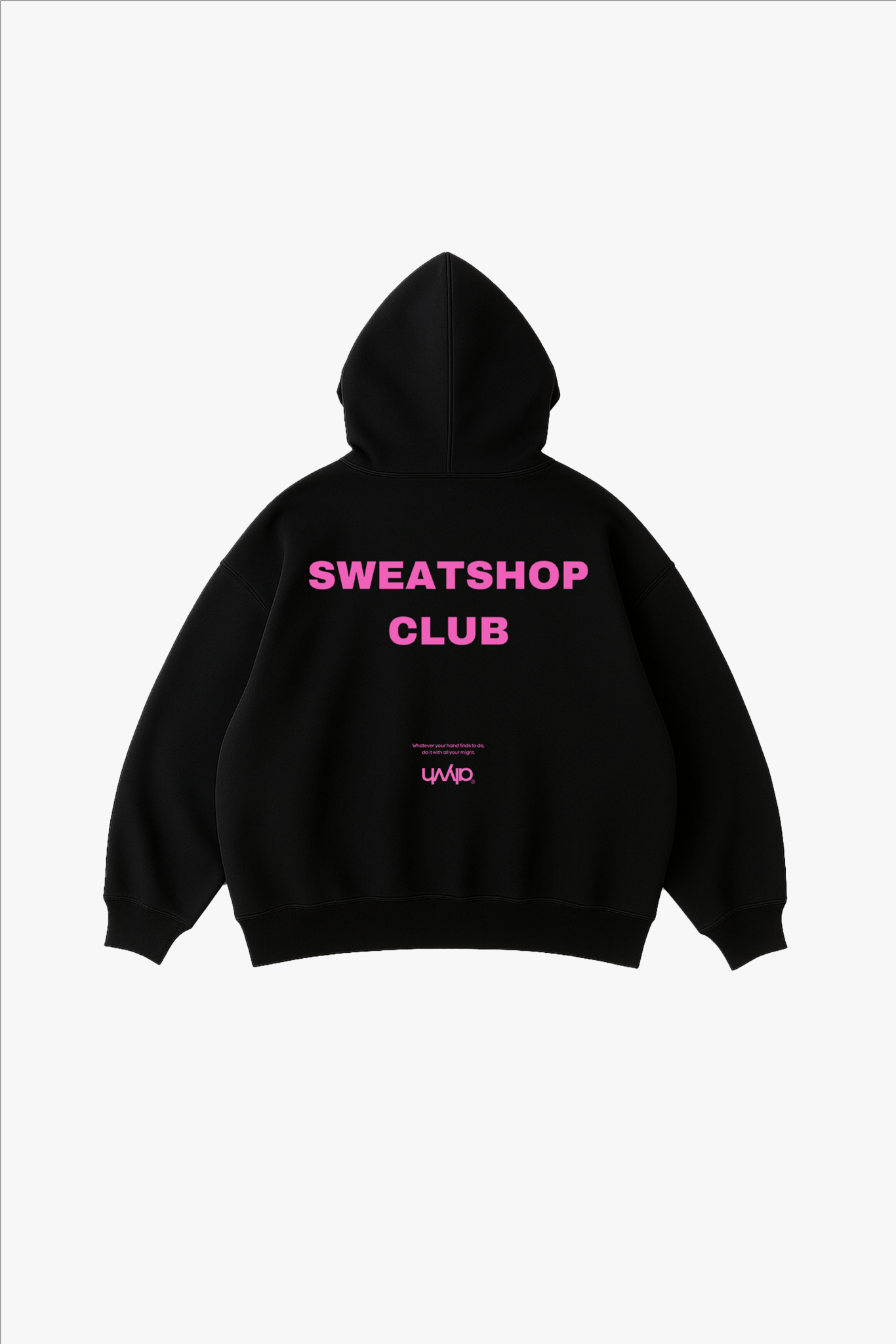 Sort Sweatshop Hoodie - Pink - Alyvh
